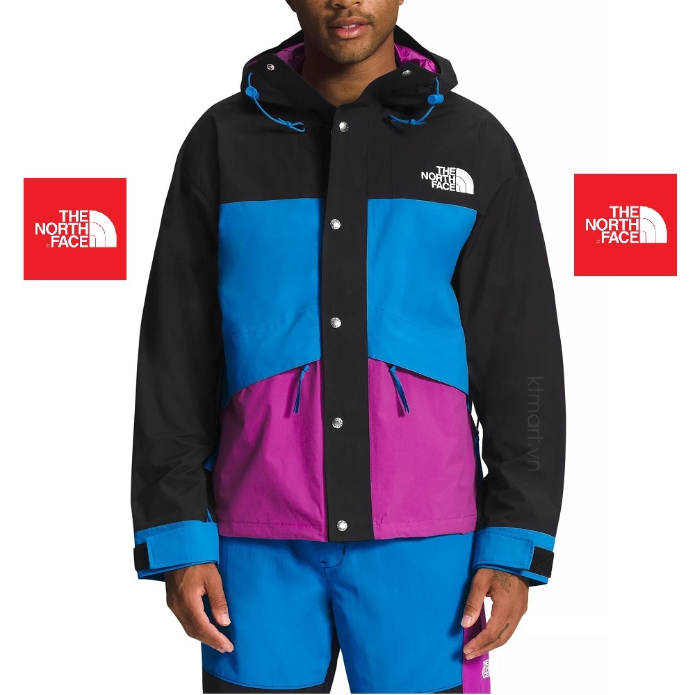 The North Face 86 Retro Mountain Jacket NF0A7UR9 Black Blue Purple size M
