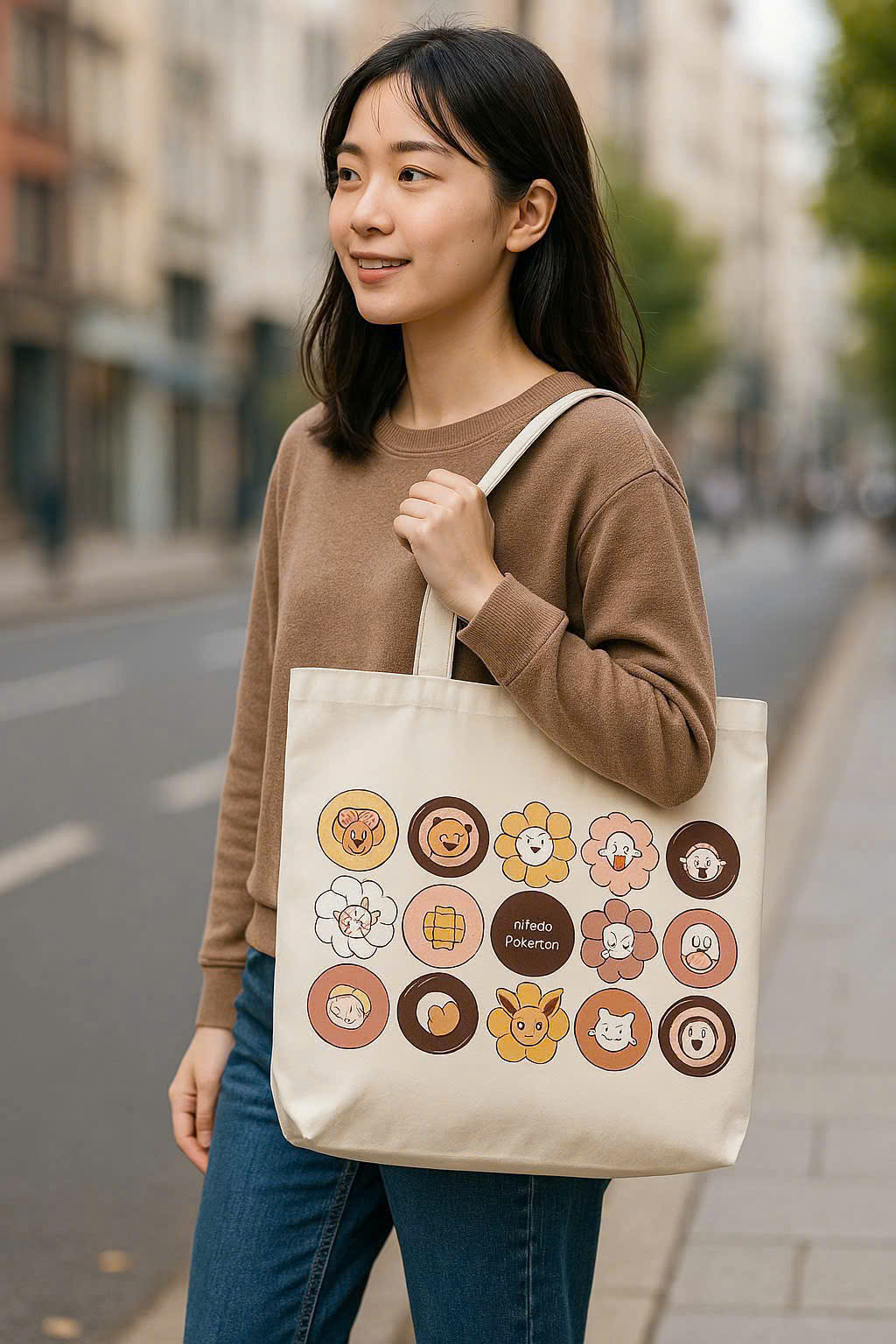 Túi tote eco xuất Nhật Pokemon Lucky Bag