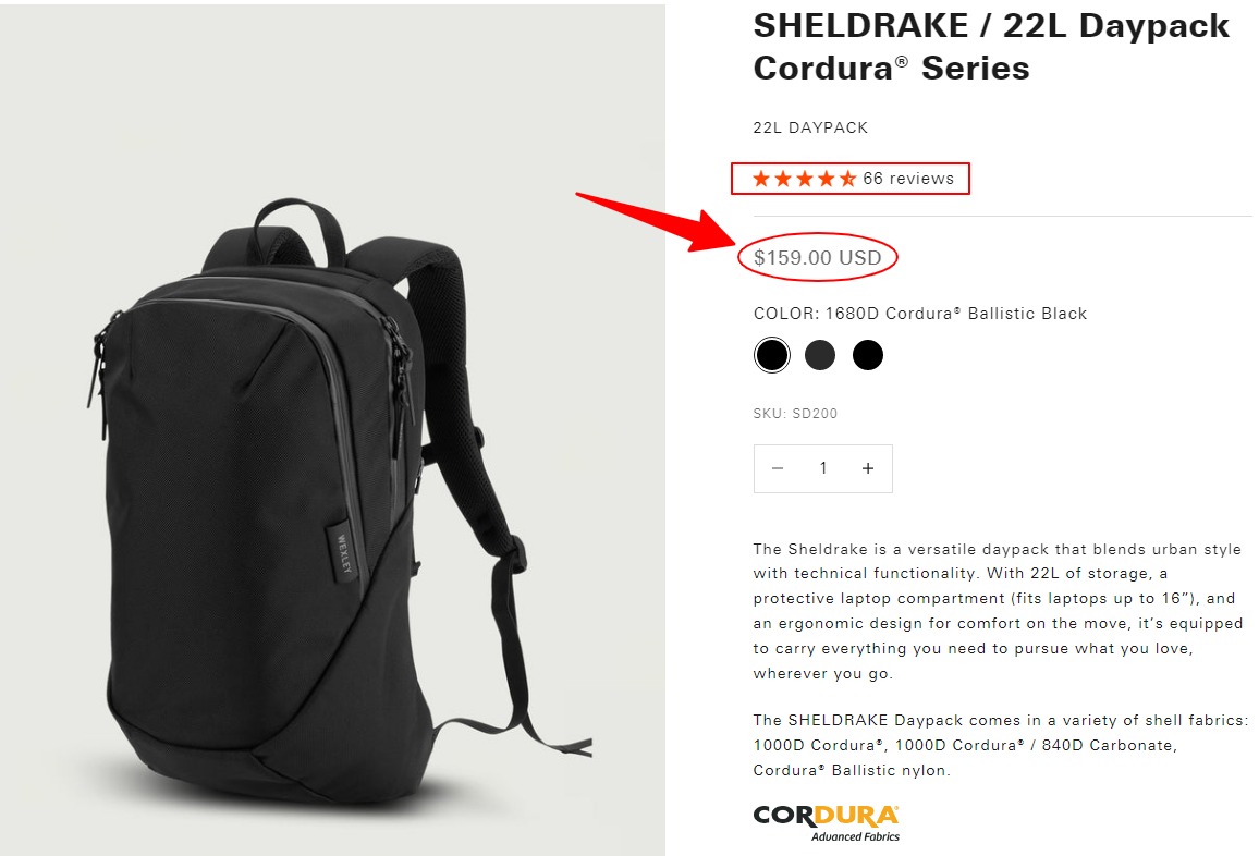 Balo-Wexley-SHELDRAKE-22L-Daypack-Cordura-Series-Ballistic-Black-1.jpg