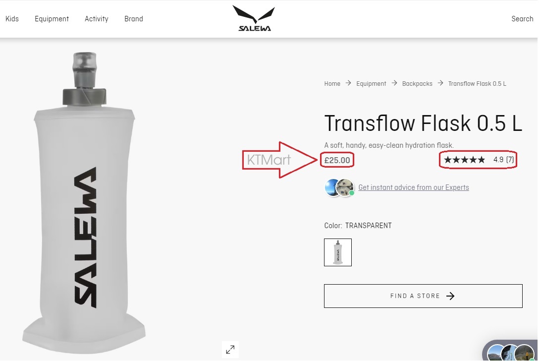 Salewa Transflow Flask 0.5 L 0000001304 ktmart 1.jpg