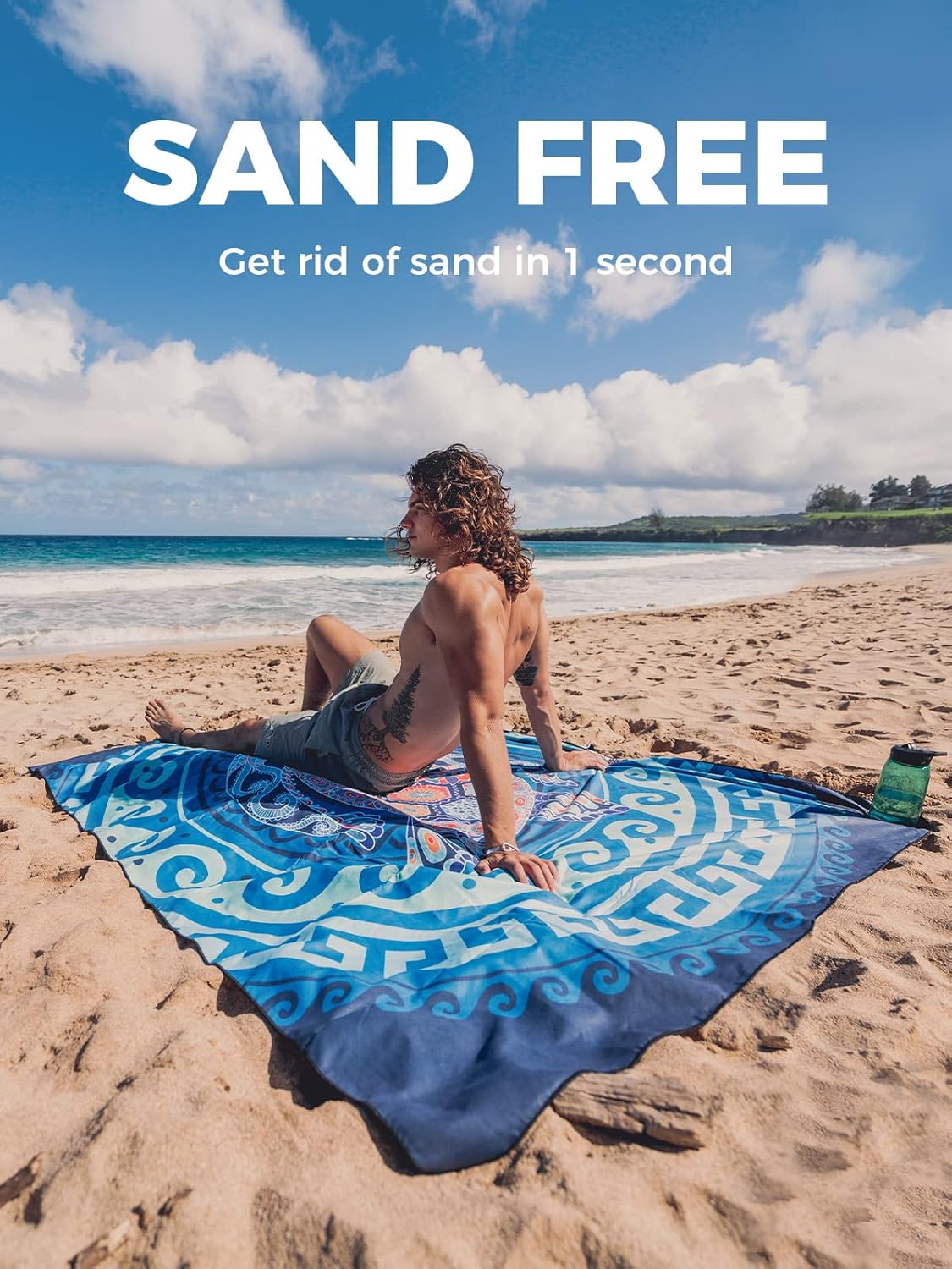 OCOOPA Beach Towel Microfiber, Extra Large ktmart 2.jpg