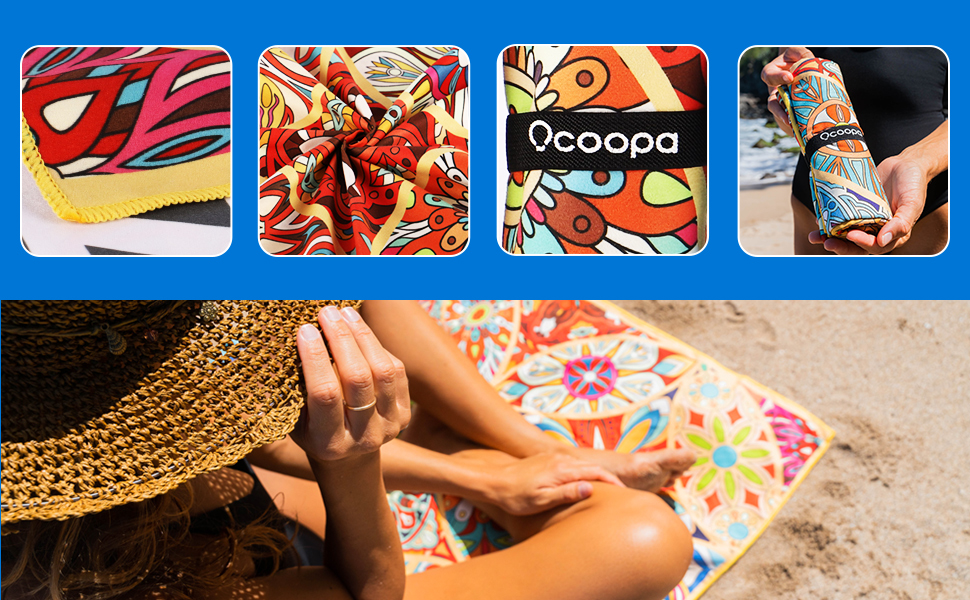 OCOOPA Czech Microfiber Beach Towel ktmart 11.jpg