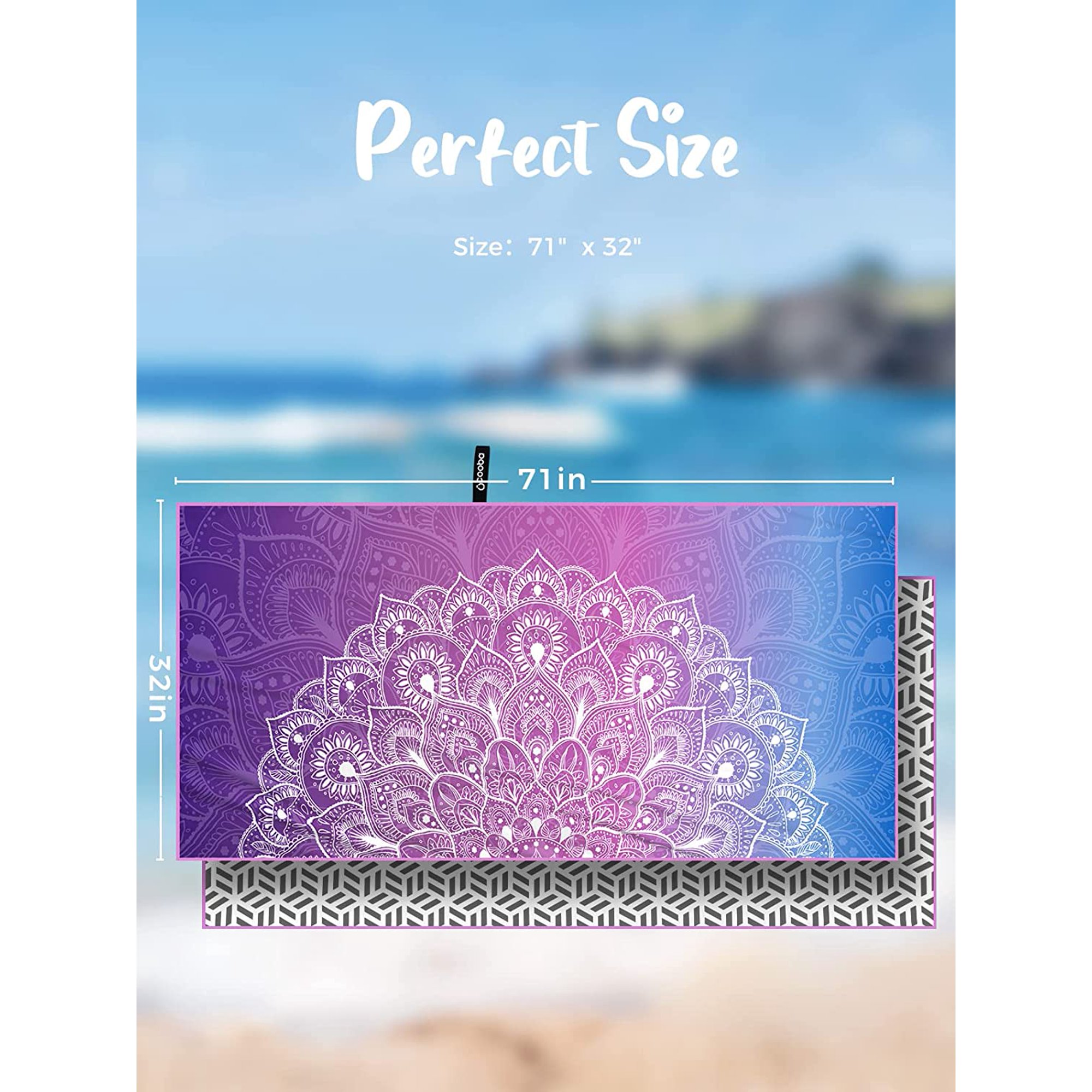 OCOOPA Microfiber Beach Towel Sand Free ktmart 5.jpeg