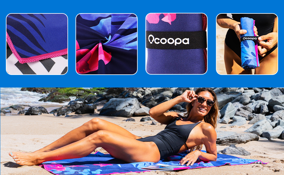 OCOOPA Nile Garden Microfiber Beach Towel ktmart 11.jpg