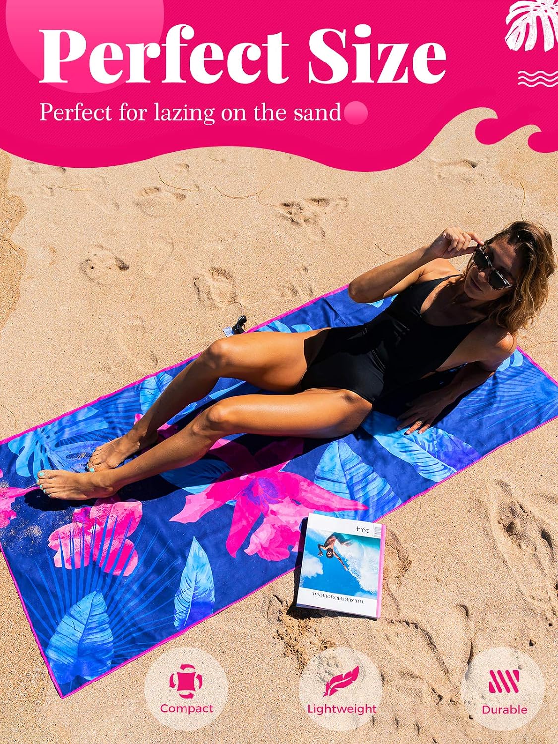OCOOPA Nile Garden Microfiber Beach Towel ktmart 4.jpg