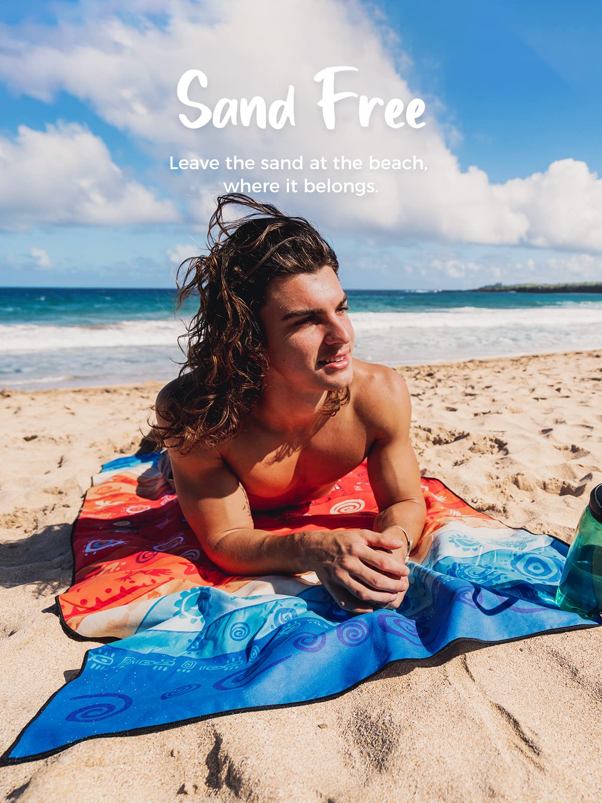 OCOOPA Sand Free Beach Towel Microfiber ktmart 3.jpg