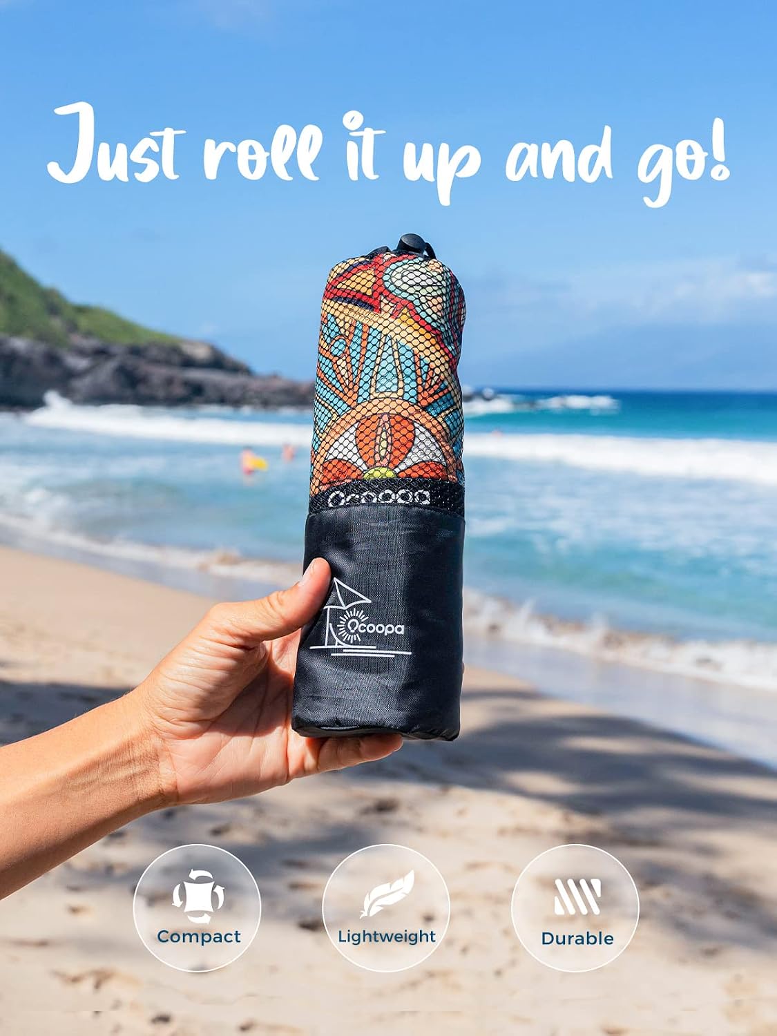 OCOOPA Sand Free Beach Towel Microfiber XL ktmart 2.jpg