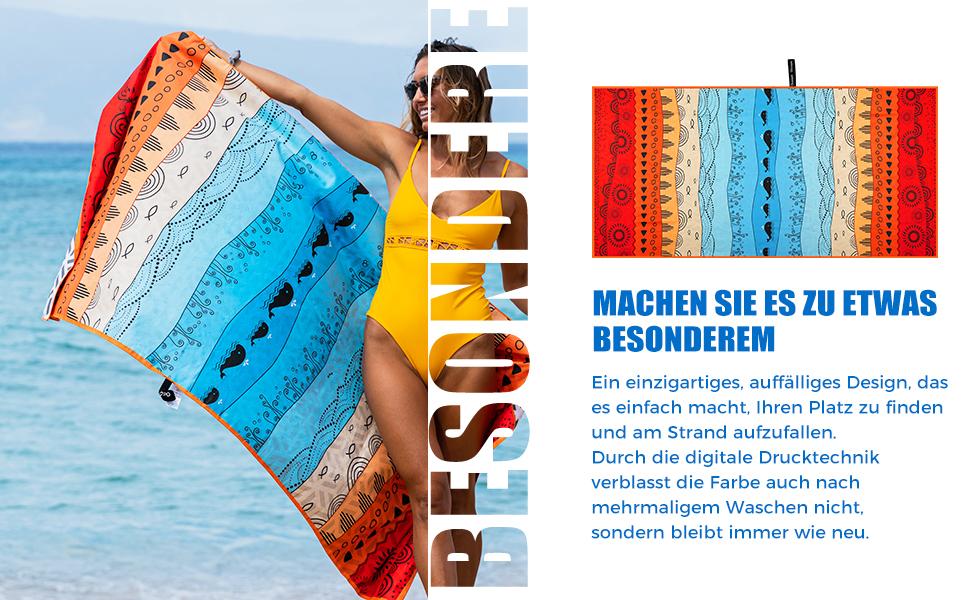 OCOOPA Sand Free Beach Towel Microfiber XL ktmart 7.jpg
