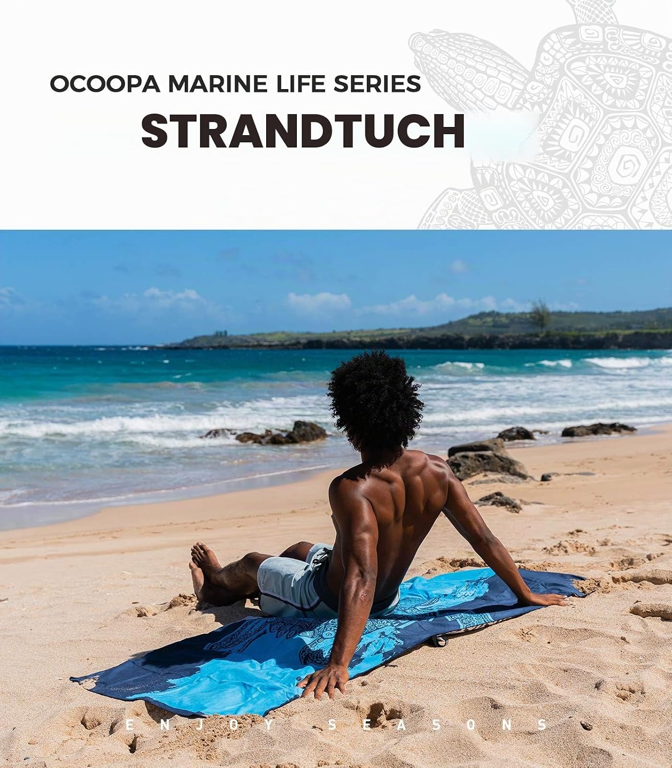 Ocoopa Diveblues Microfibre Beach Towel ktmart 1.jpg