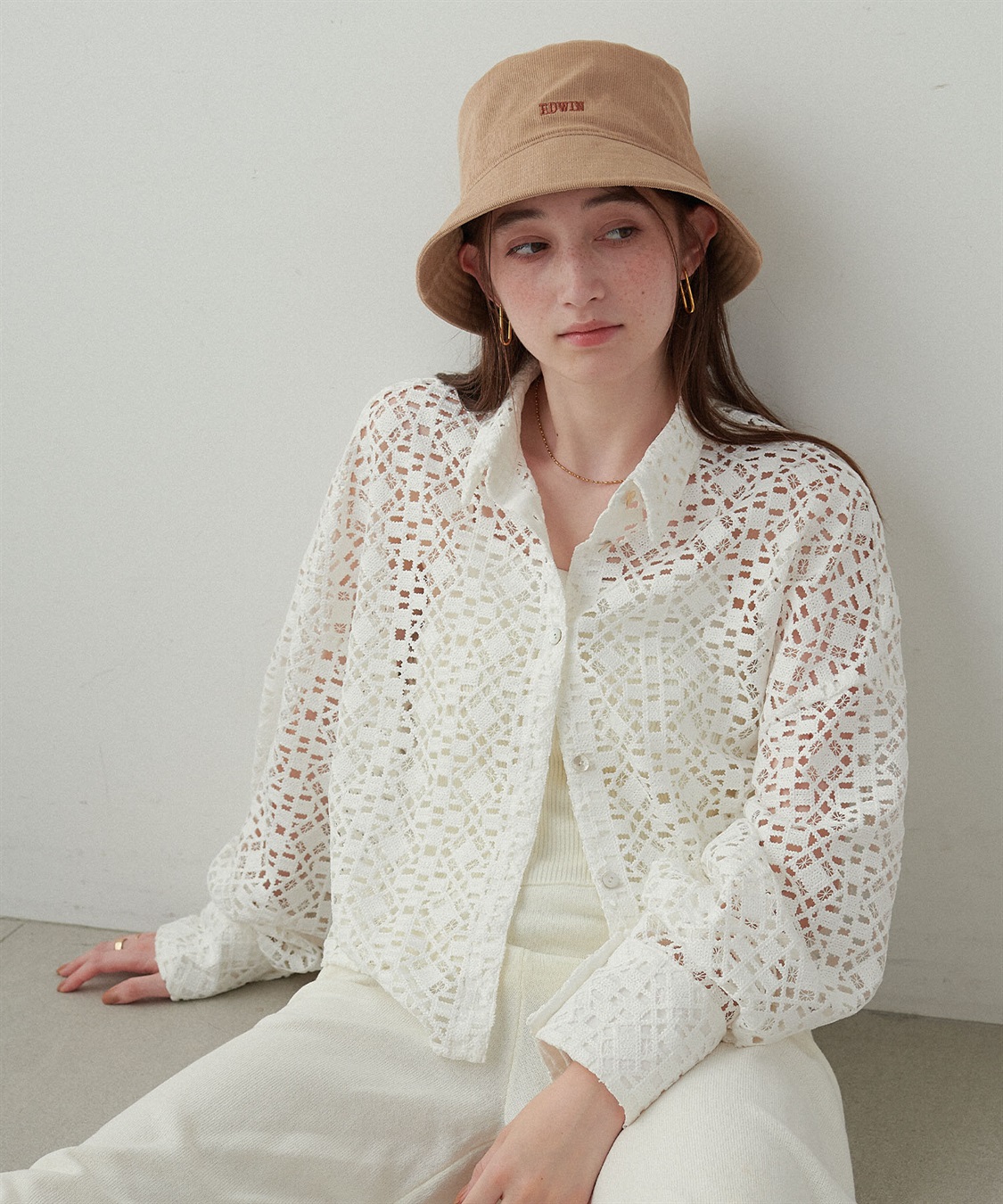 Mu-nhung-EDWIN-Corduroy-Embroidered-Bucket-Unisex-Hat-size-58cm-2.jpg