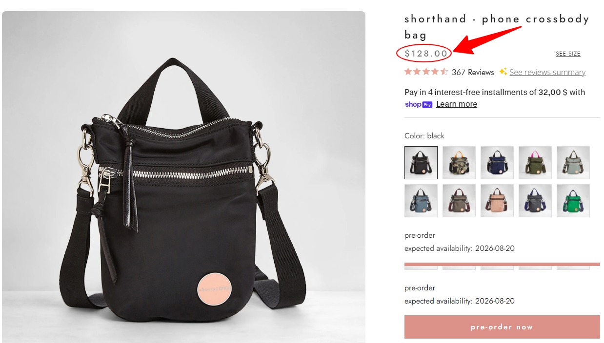 ShortyLove Shorthand Phone Crossbody Bag ktmart 8.jpg