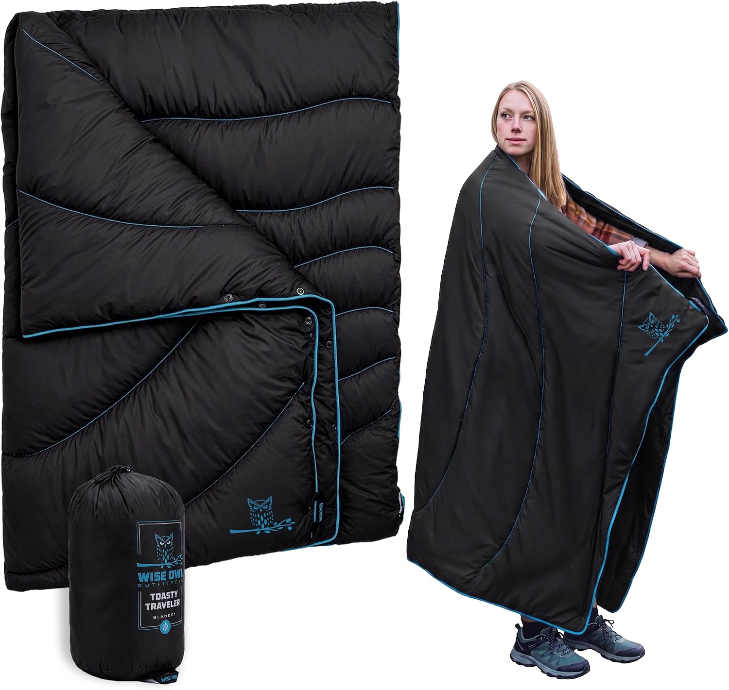 Wise Owl Toasty Traveler Insulated Camping Blanket ktmart 0.jpg