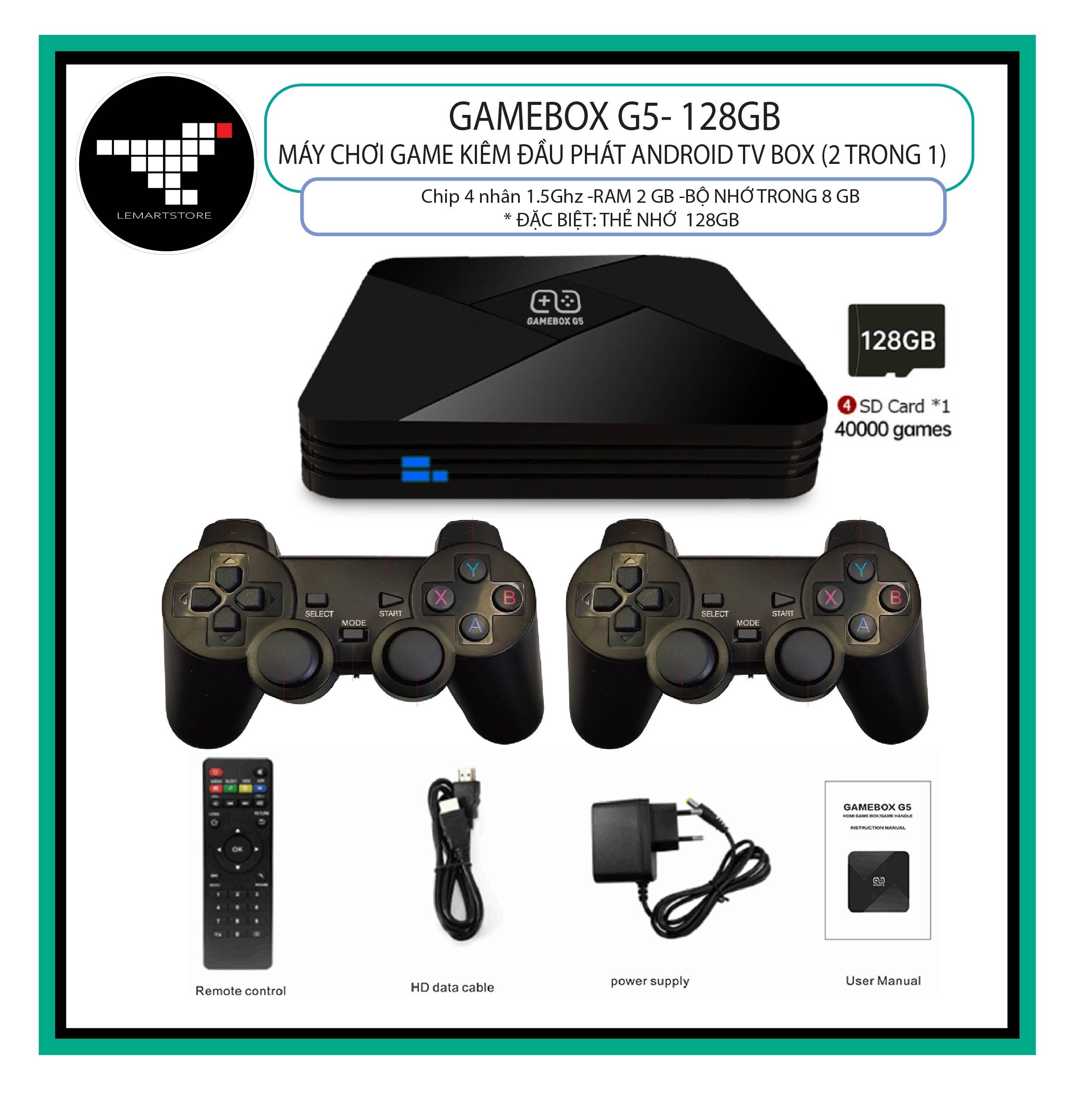 GAMEBOX G5 - HƯỚNG DẪN AN TOÀN VÀ THAO TÁC CƠ BẢN