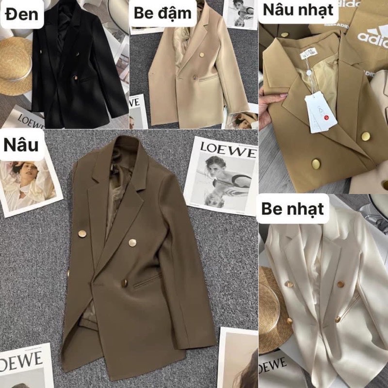 Áo Khoác Vest/Blazer Oversize Nữ Thiết Kế Công Sở | FM Style
