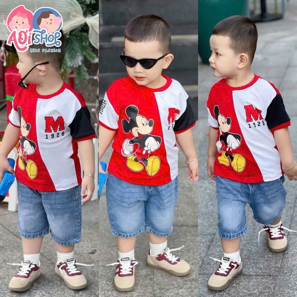 BỘ CỘC MICKEY CHỮ M BÉ TRAI