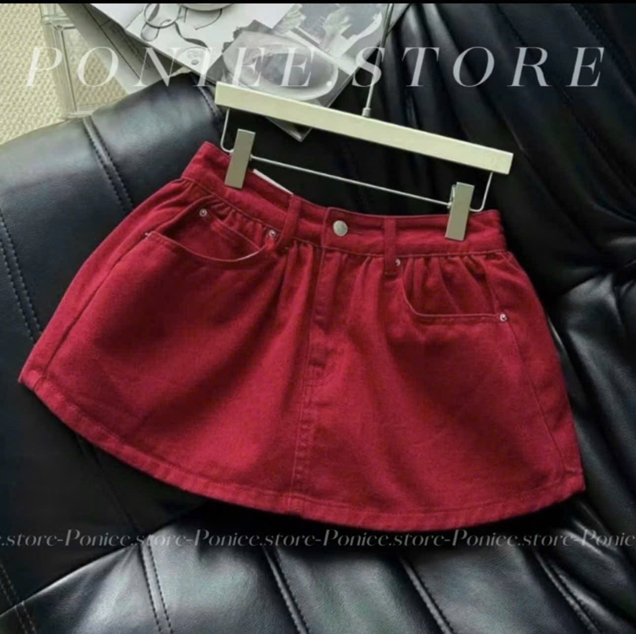 TKQJ09_ QUẦN SHORT BÒ GIẢ VÁY DÚM EO