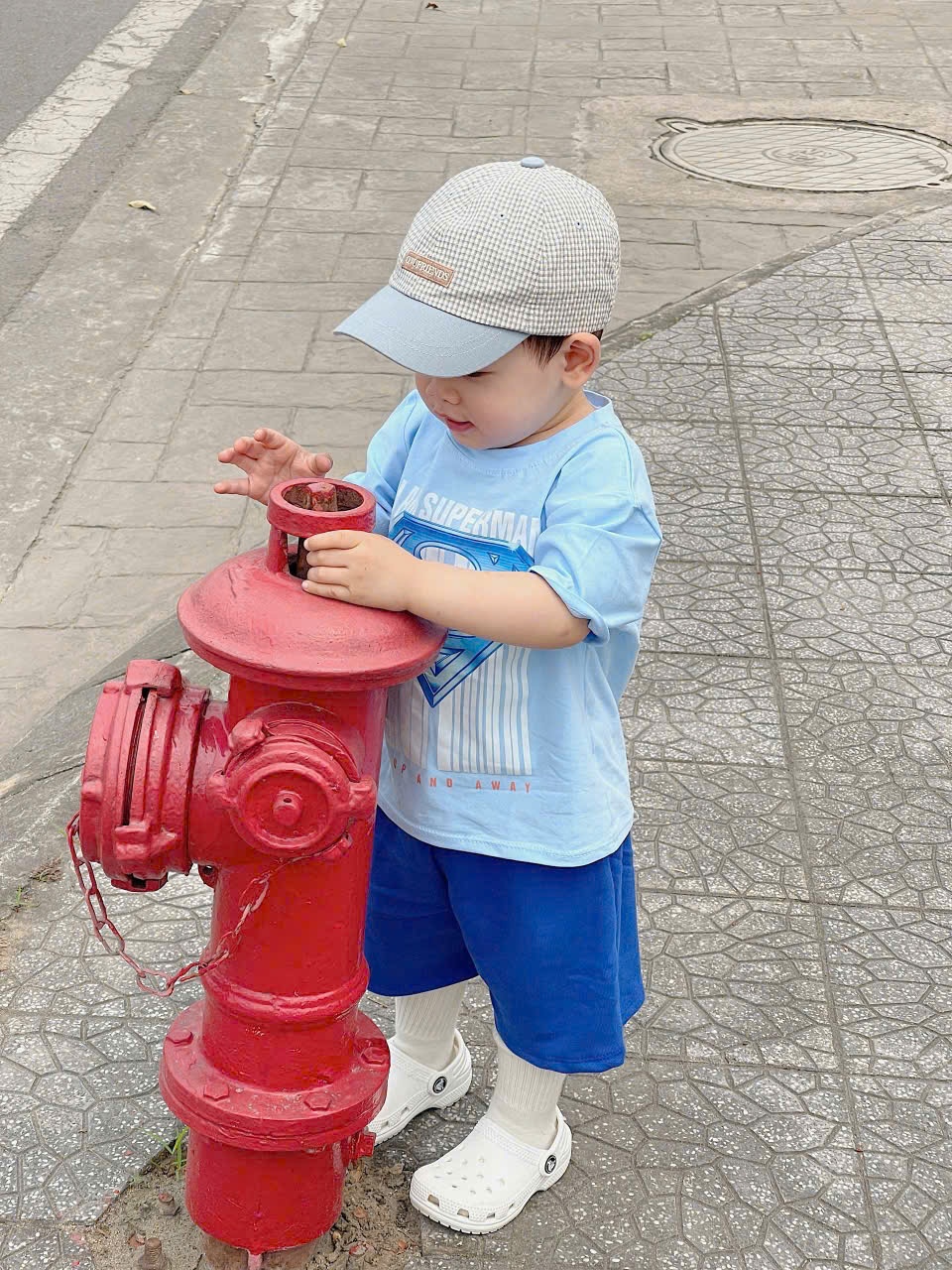 TKBT29_SET BỘ BT I AM SUPERMAN TONE XANH