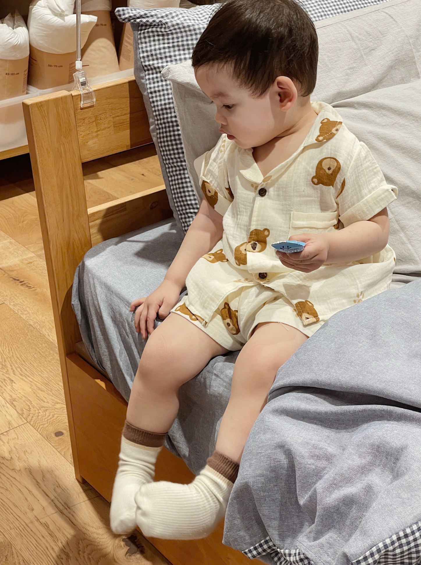 BỘ ĐŨI GẤU XÔ MUSLINE
