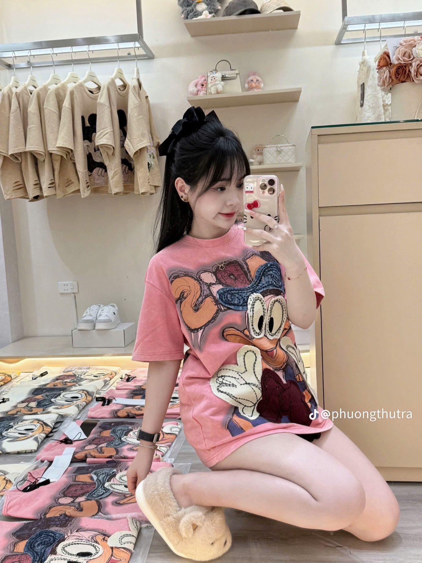 ÁO PHÔNG NỮ VỊT DONAL 3 MÀU