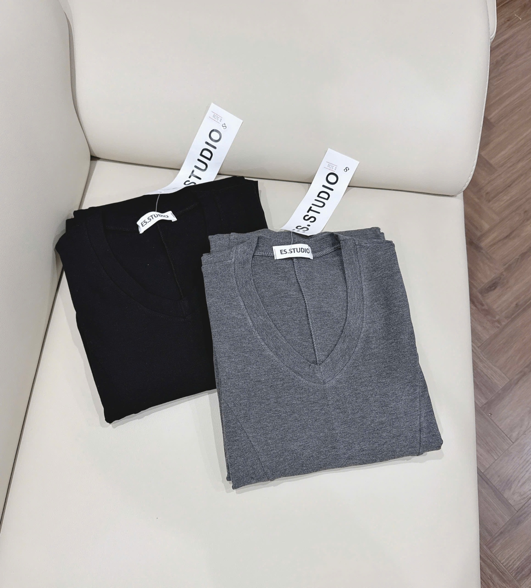 VÁY THUN MAXI CỔ TIM 2 MÀU