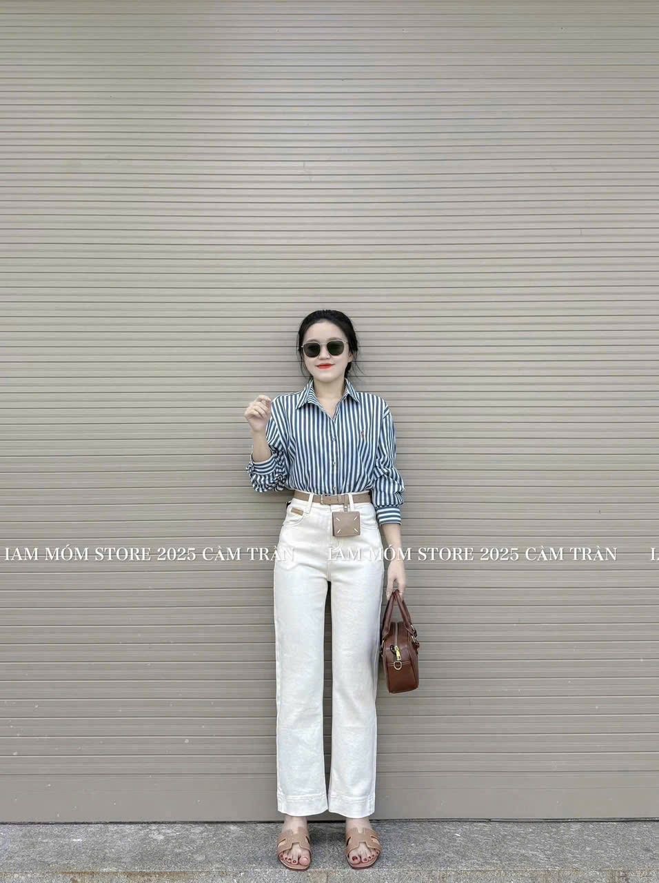 XẢ KHO_ QUẦN JEAN NỮ TRẮNG KEM