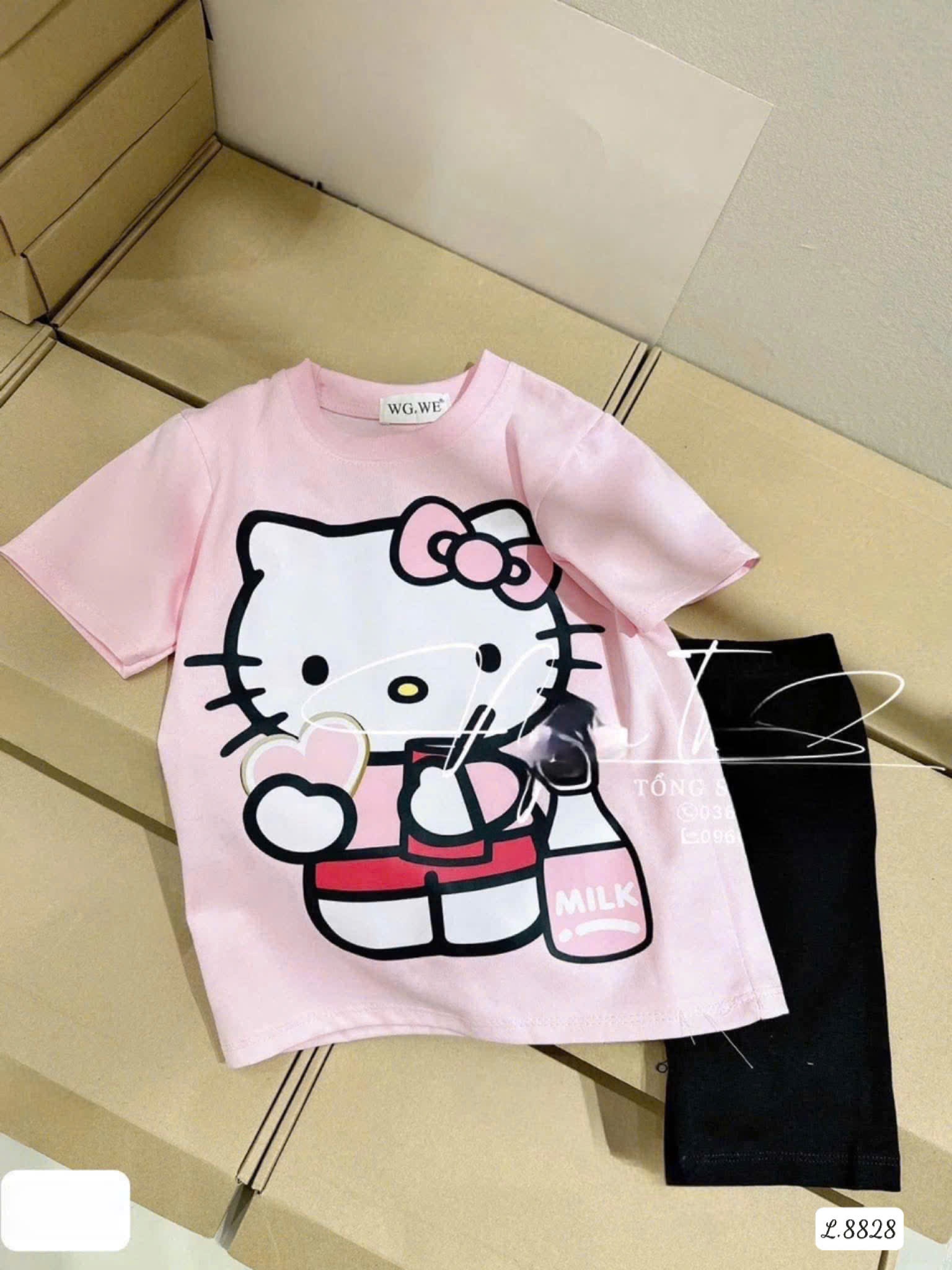SET MÈO HỒNG KITTY KUROMI