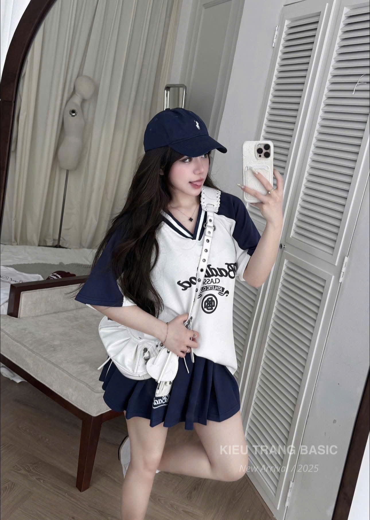 SET BAD ÁO PHÔNG MIX CHÂN VÁY CANH THAN