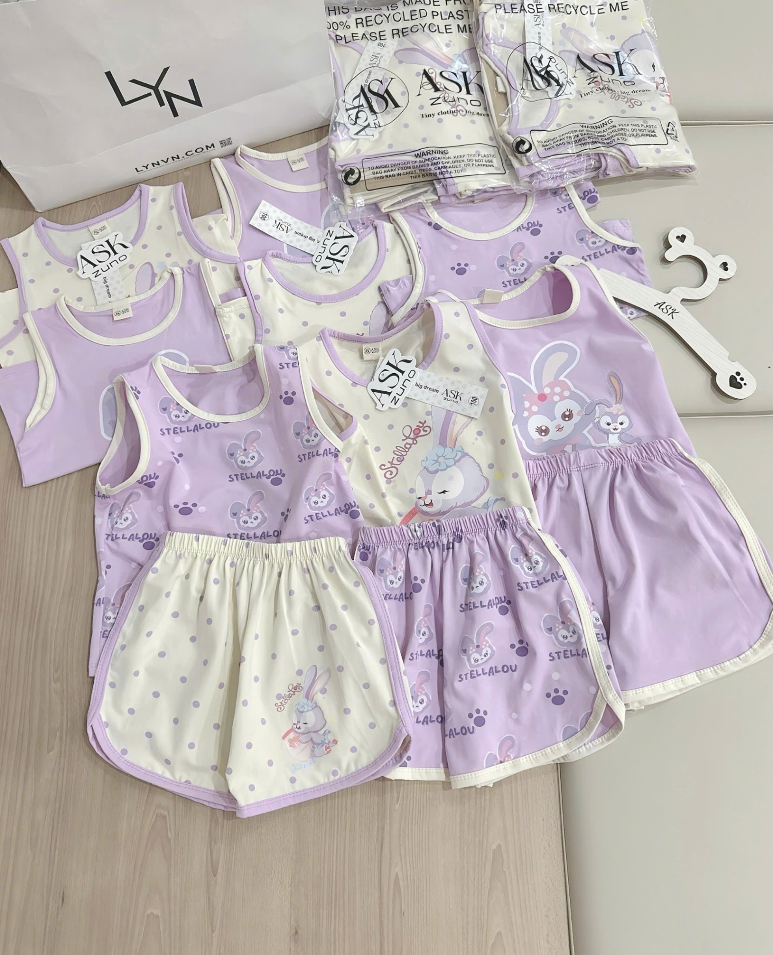 SET 3 BỘ TÍM STELLA LU