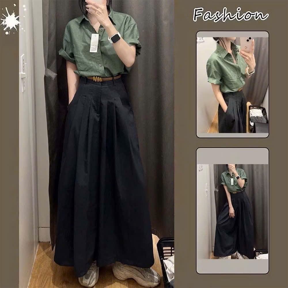 ÁO SƠ MI ĐŨI LINEN SỢI TRE 2 MÀU