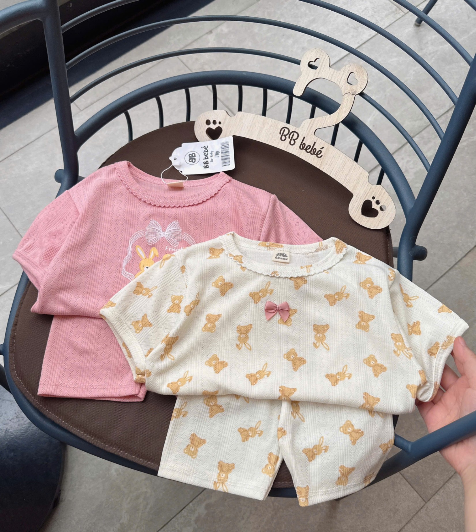 SET 2 BỘ CỘC THÔNG HƠI HOẠ TIẾT HOA BÉ GÁI