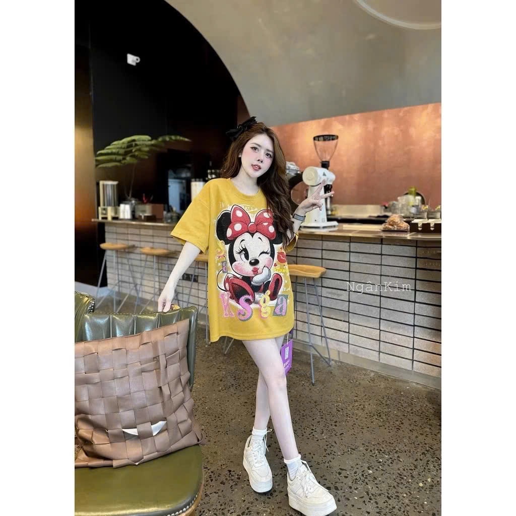 ÁO PHÔNG VÀNG MICKEY DISNEY