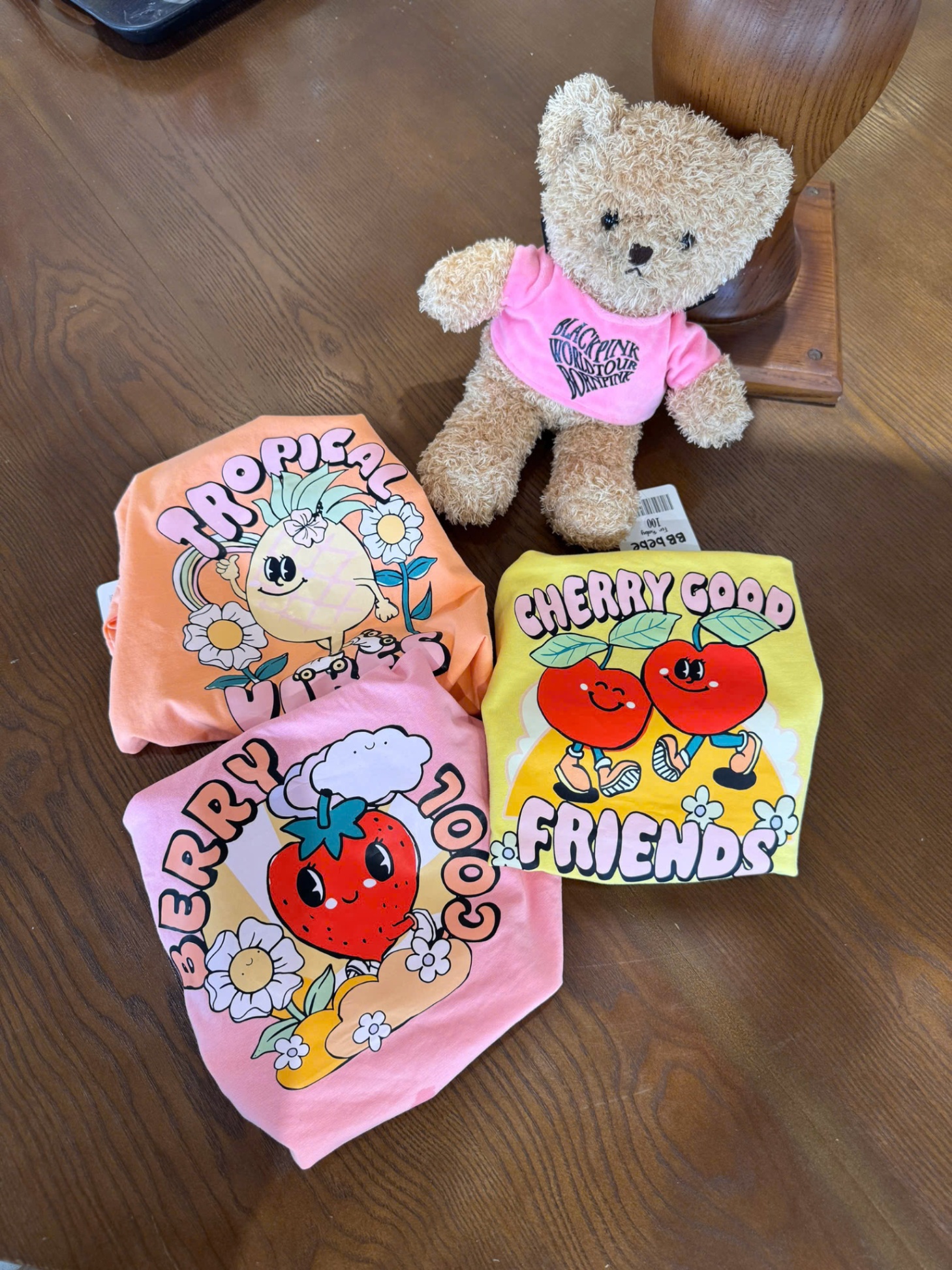 SET 3 BỘ BÉ GÁI HÌNH HOA QUẢ