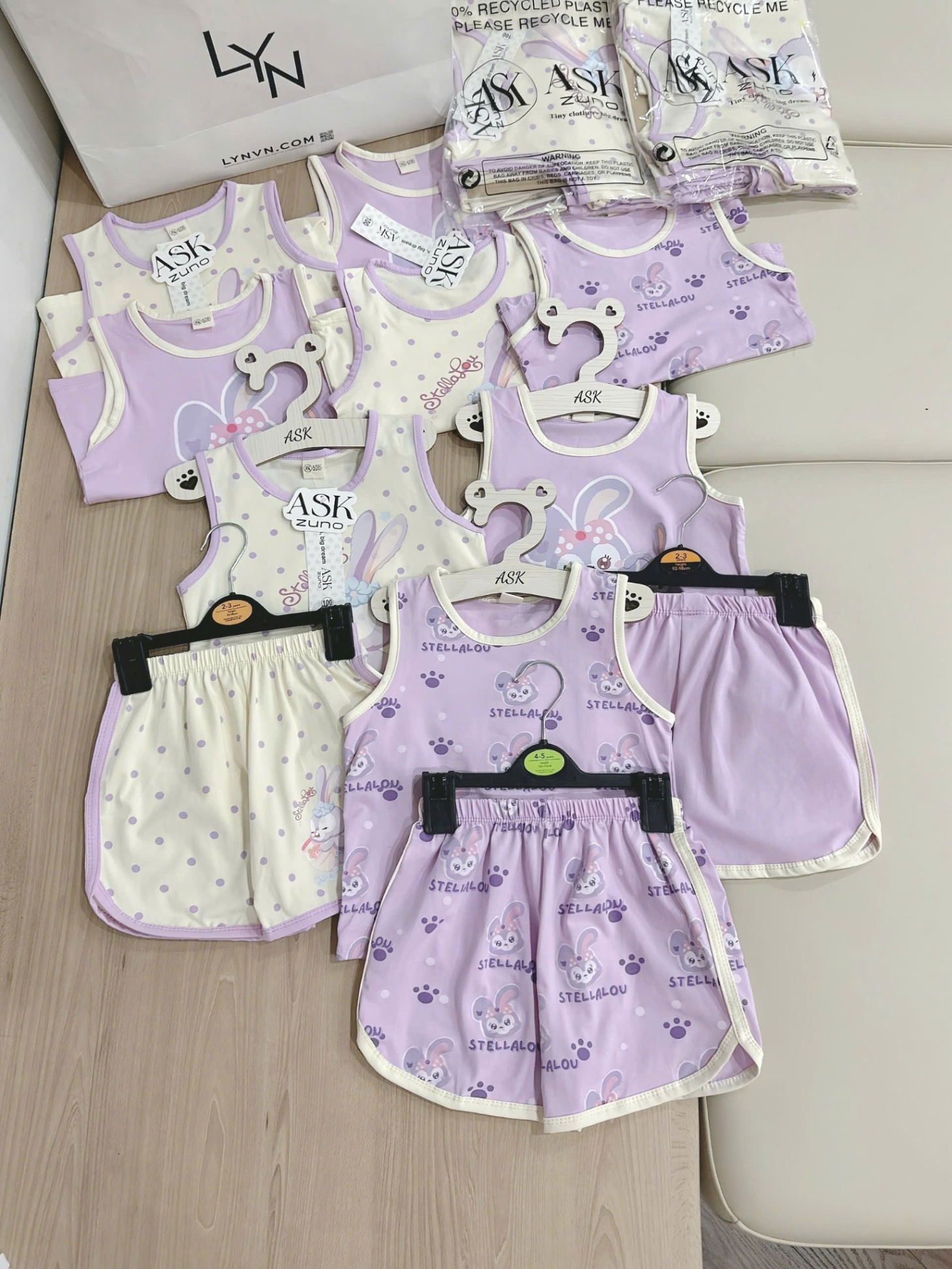 SET 3 BỘ TÍM STELLA LU