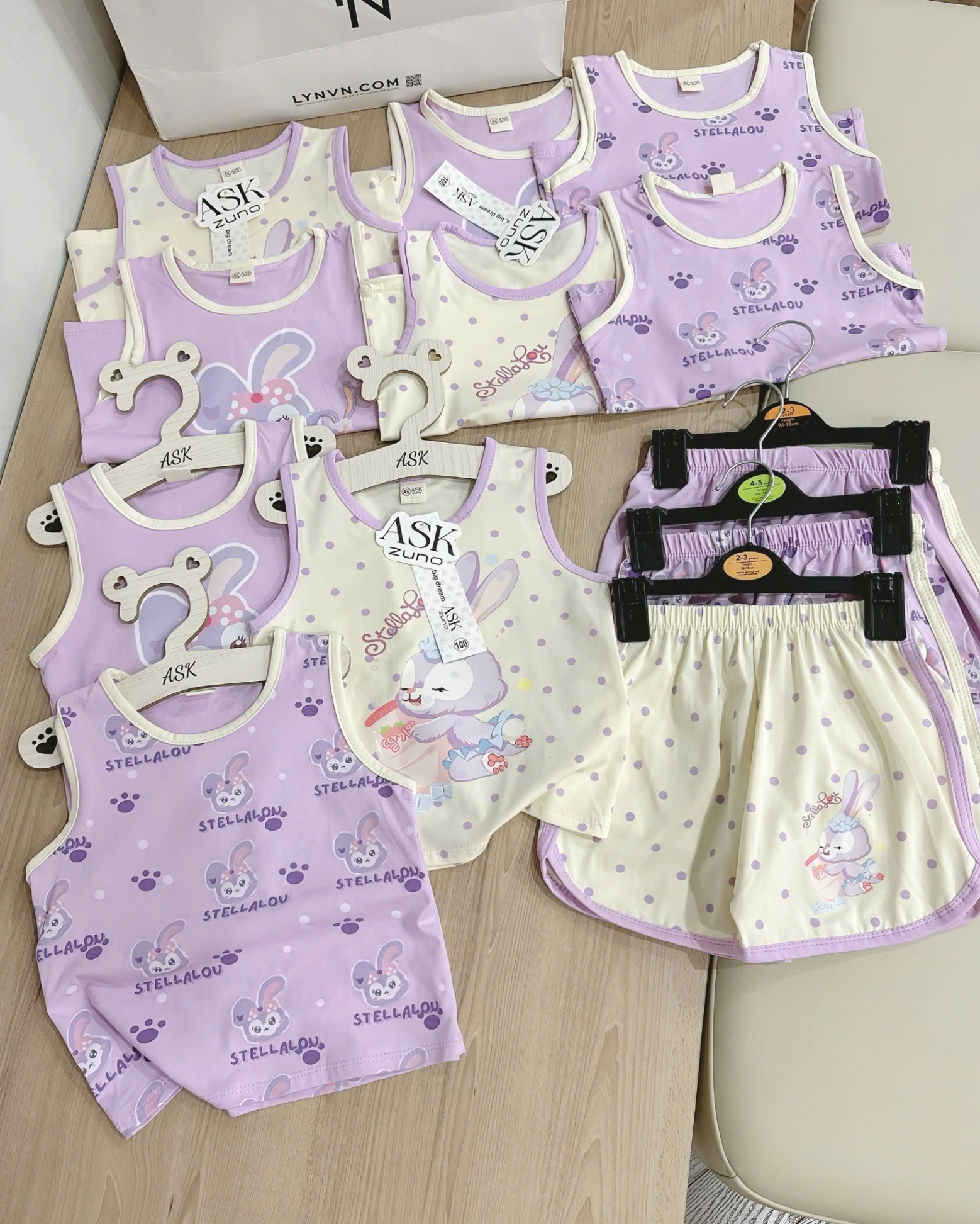SET 3 BỘ TÍM STELLA LU