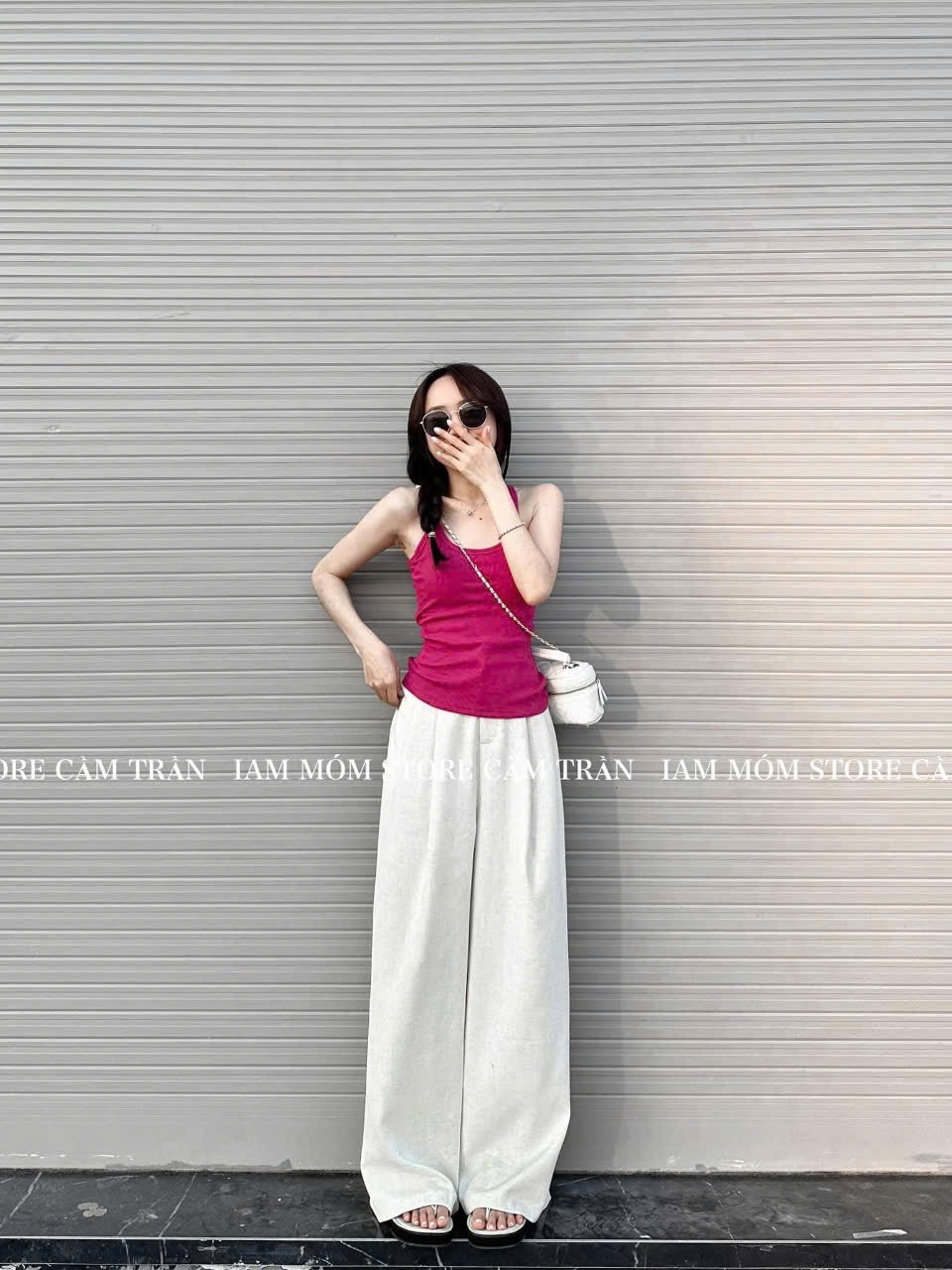 SET 3 ÁO CỔ YẾM HỒNG ĐEN BE