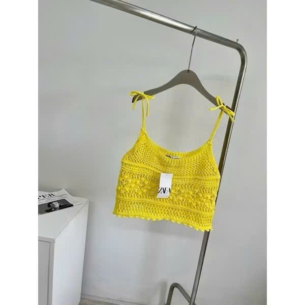 ÁO LEN VÀNG MÓC 2 DÂY XINH XỈU