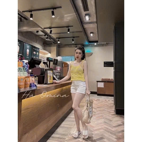 ÁO LEN VÀNG MÓC 2 DÂY XINH XỈU