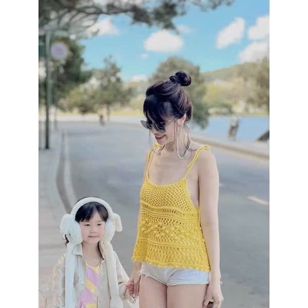 ÁO LEN VÀNG MÓC 2 DÂY XINH XỈU