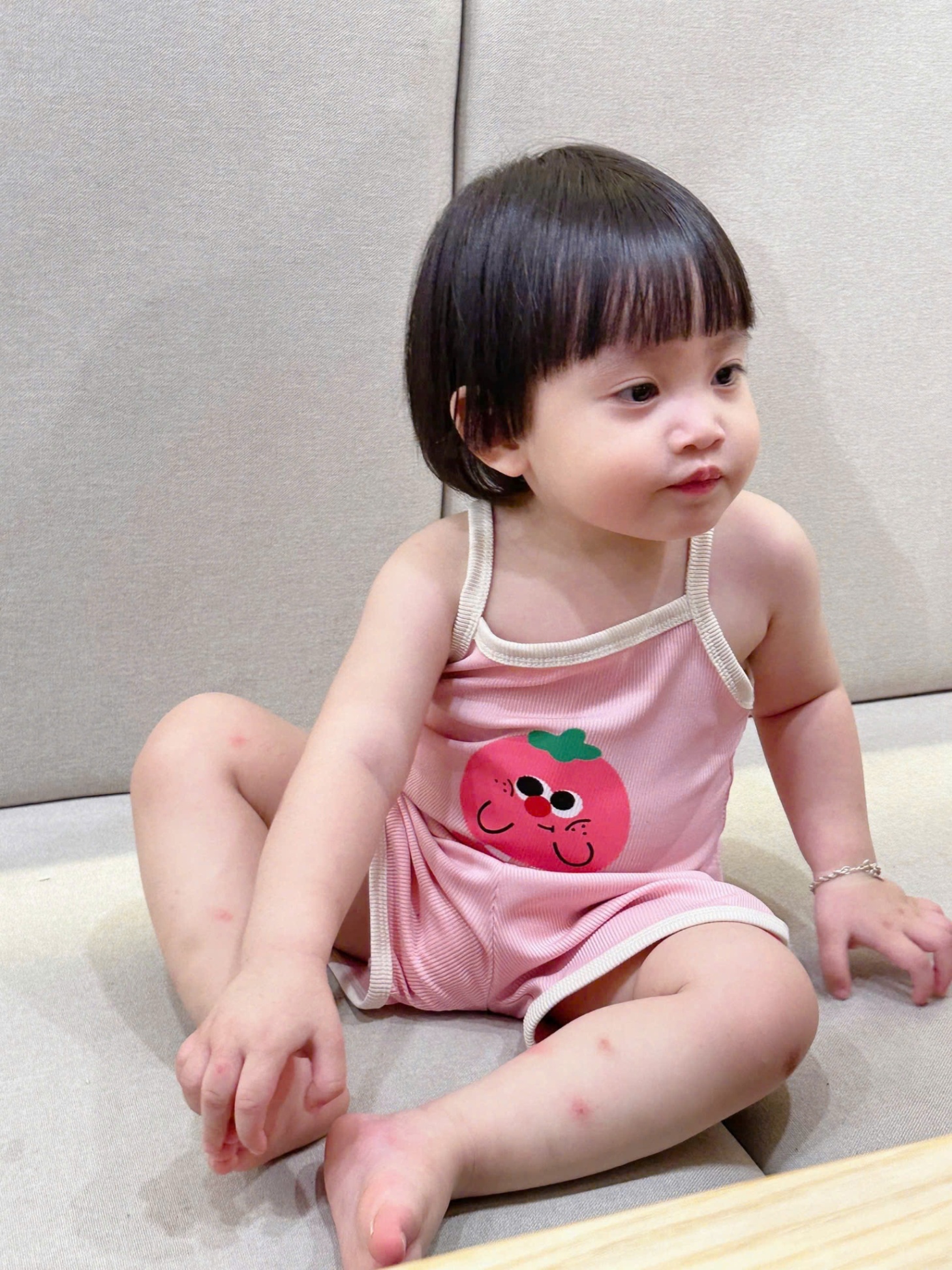 SET 3 BỘ 2 DÂY MẶT GẤU CHO BÉ GÁI