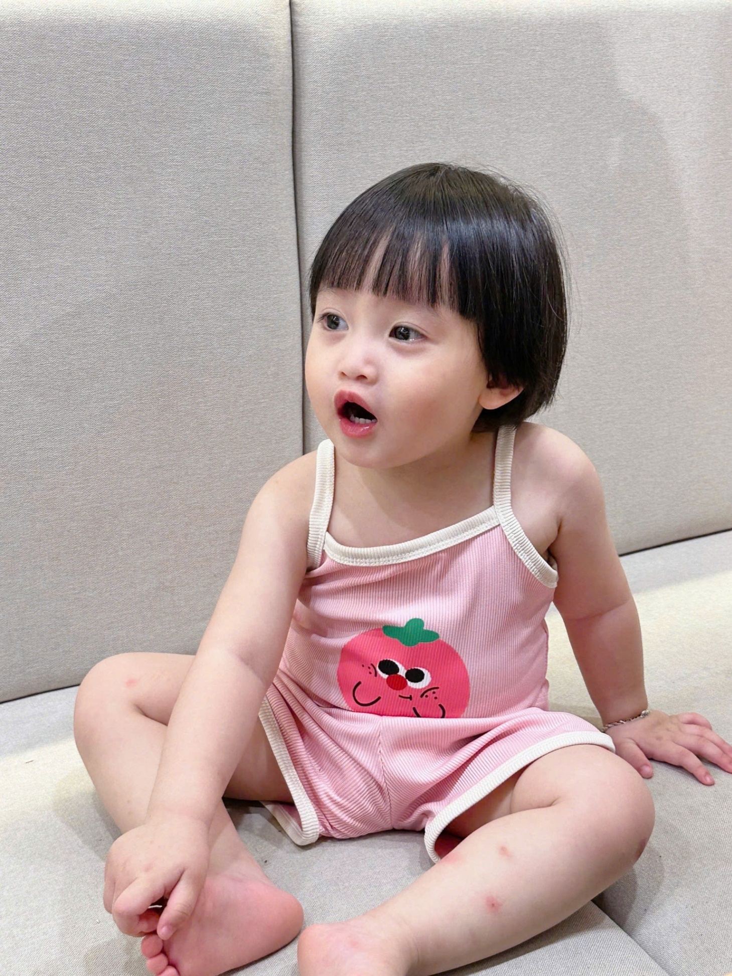 SET 3 BỘ 2 DÂY MẶT GẤU CHO BÉ GÁI