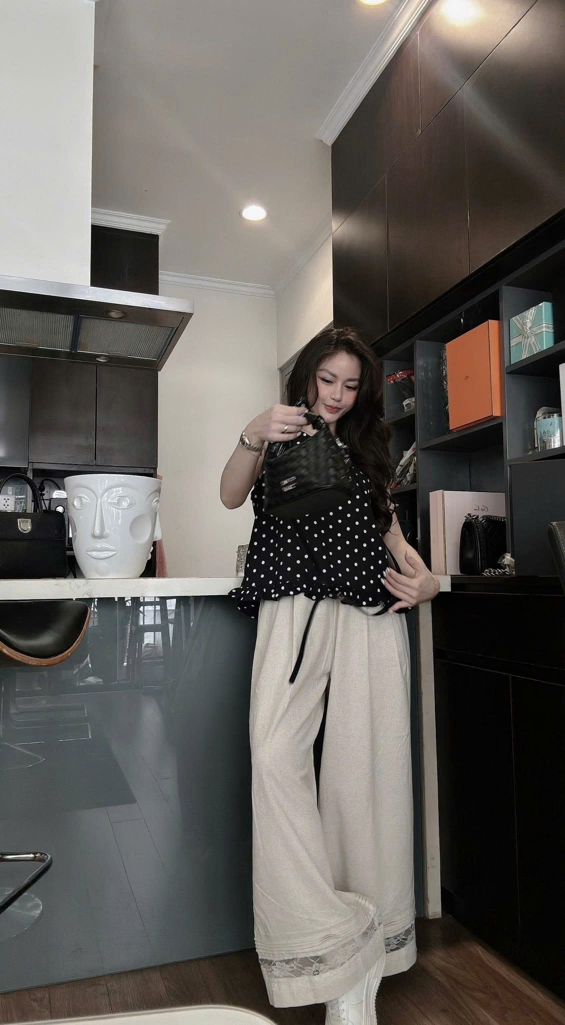 SET ÁO CHẤM BI SÁT NÁCH QUẦN ĐŨI BE