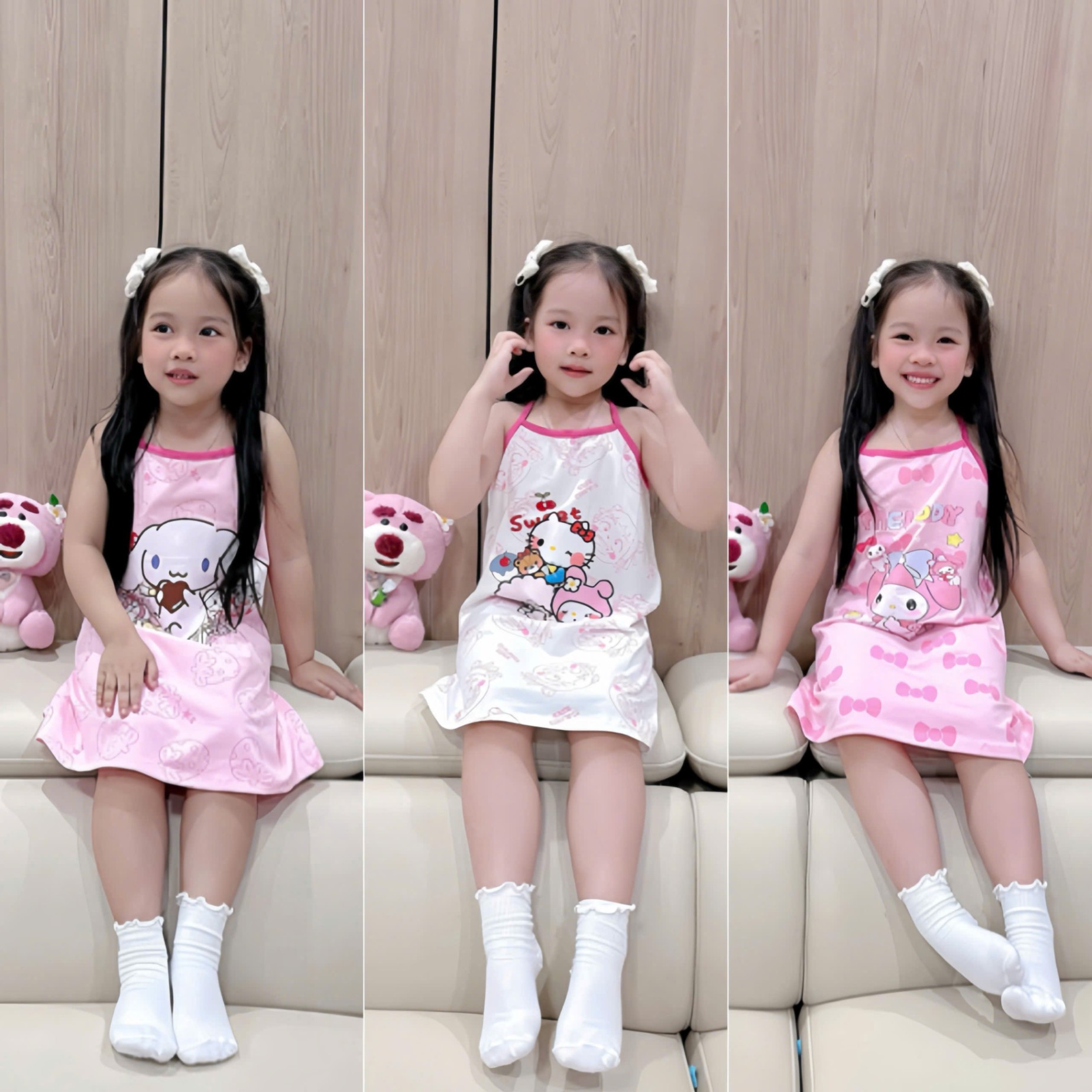 SET 3 VÁY 2 DÂY KITTY MELODY