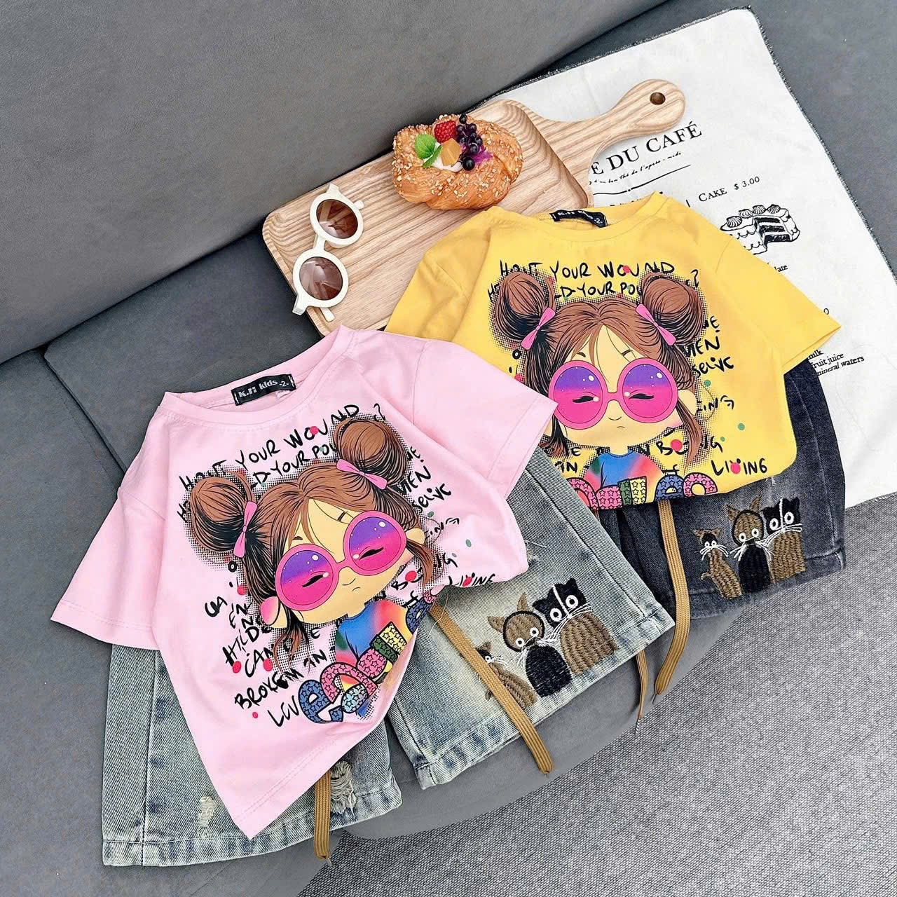 SET IN HÌNH CÔ GÁI MIX QUẦN JEAN SIÊU CHẤT