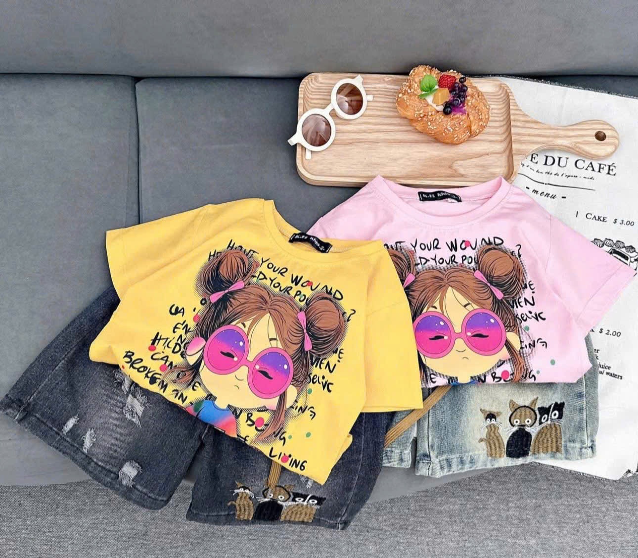 SET IN HÌNH CÔ GÁI MIX QUẦN JEAN SIÊU CHẤT