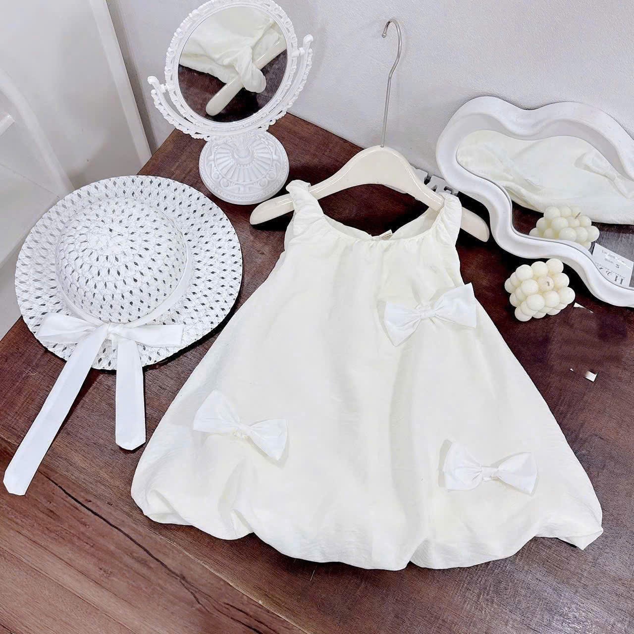 VÁY TÍM BÍ NƠ DÁNG PHỒNG KÈM MŨ