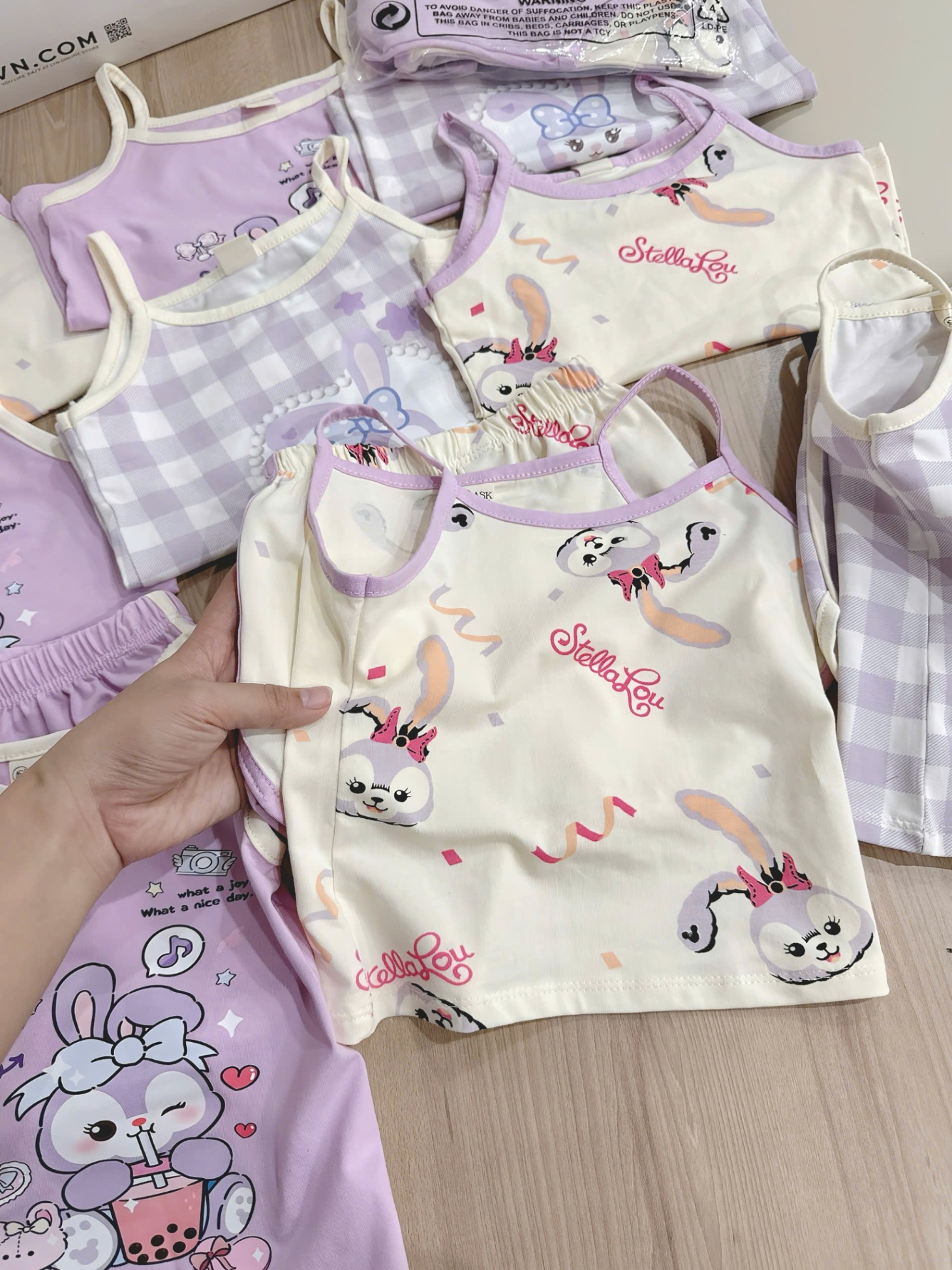 SET 3 BỘ 2 DÂY TÍM STELLA LU❤️