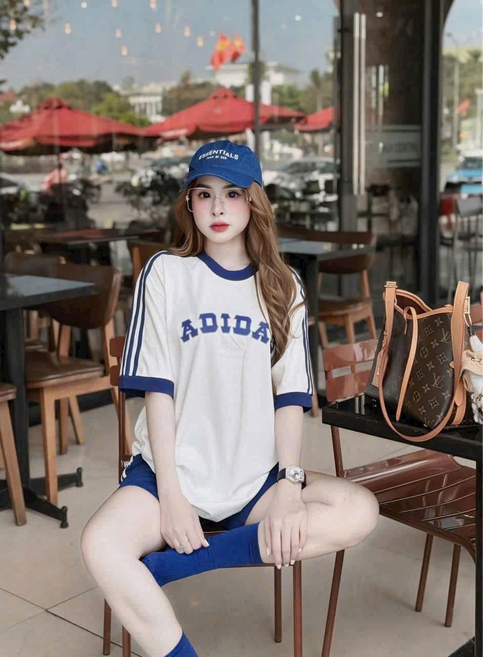 BỘ ĐÙI ADS ÁO TRẮNG QUẦN XANH COBAN