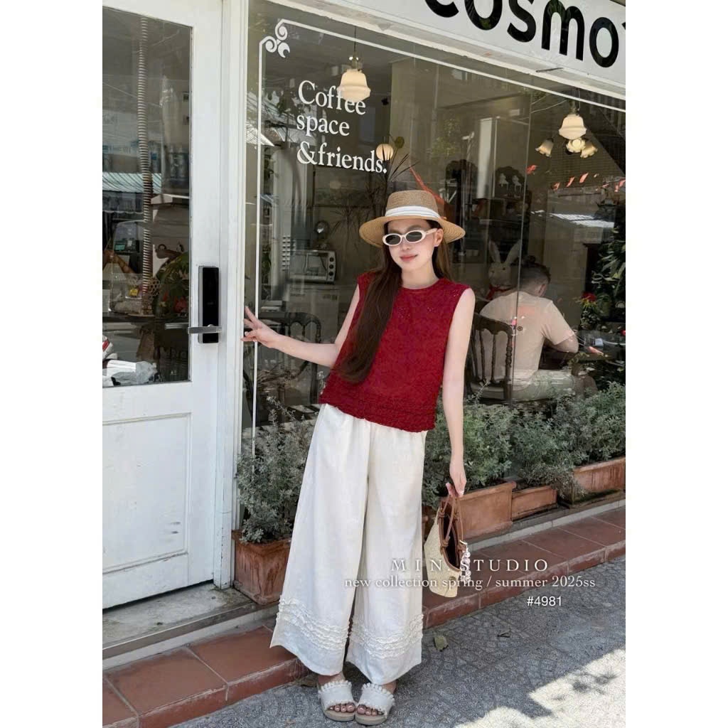 BỘ ĐŨI SN ĐỎ QUẦN SUÔNG BE BÈO GẤU
