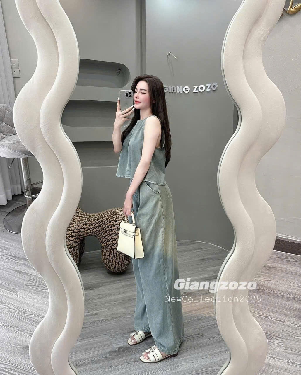 BỘ BÒ SÁT NÁCH QUẦN SUÔNG LI GẤP TRƯỚC