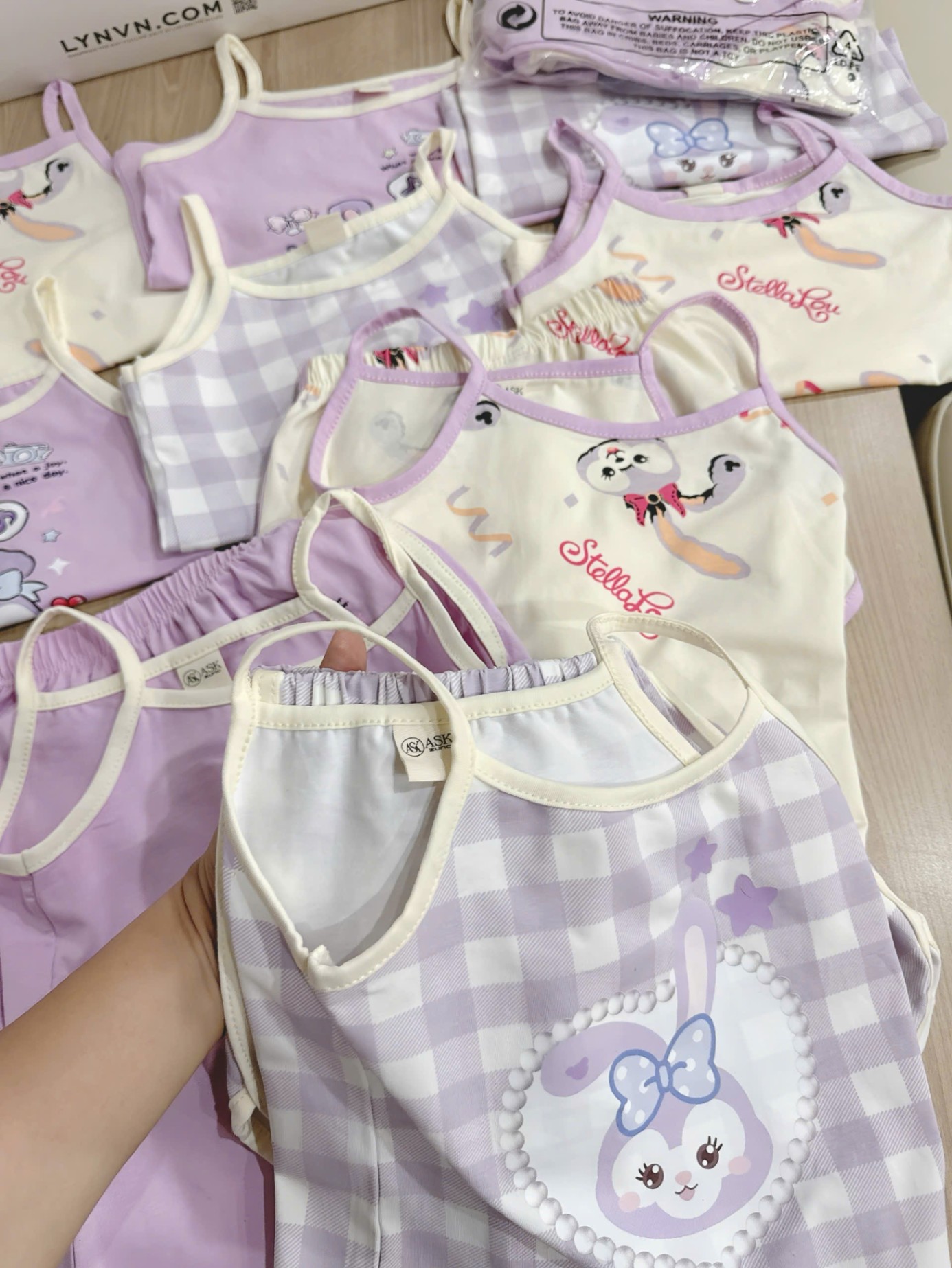 SET 3 BỘ 2 DÂY TÍM STELLA LU❤️